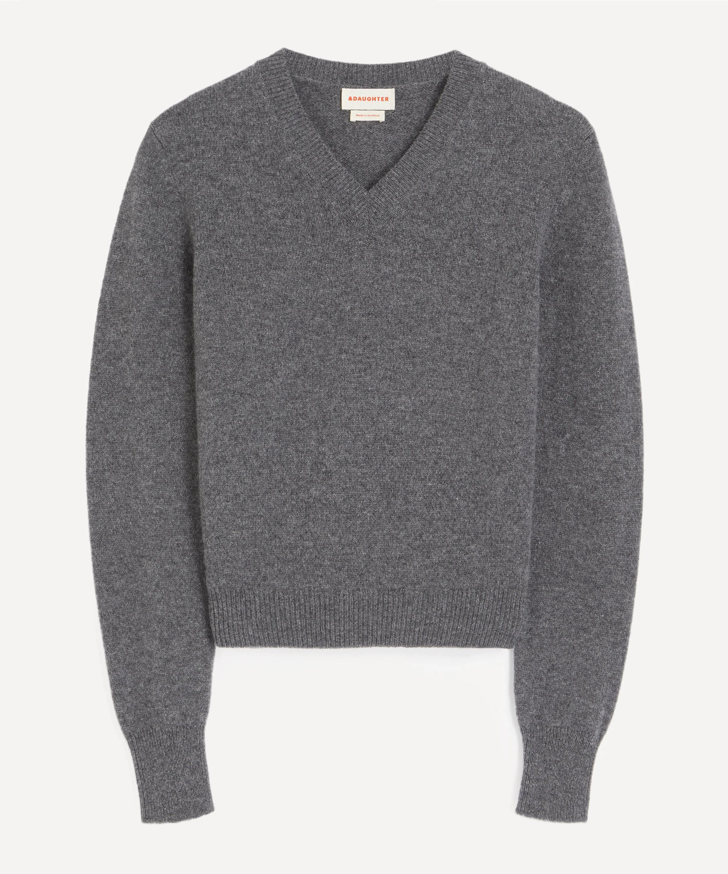 Sligo Shrunken V-Neck Jumper - 1