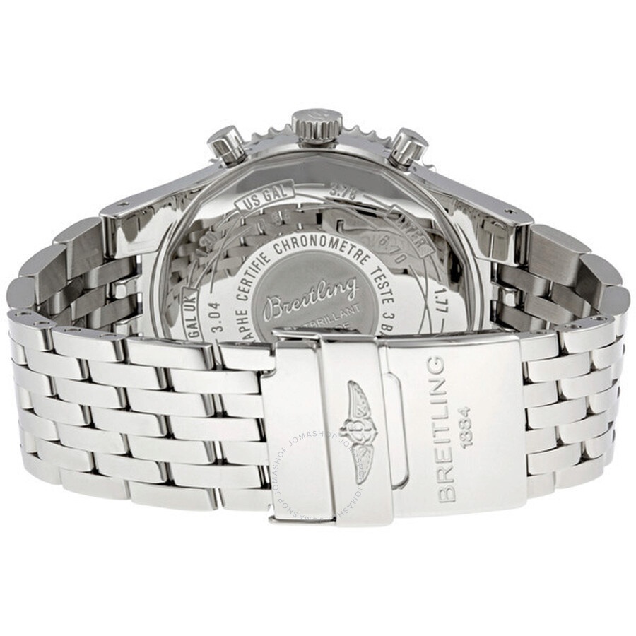 Pre-owned Breitling Montbrillant Chronograph Automatic Black Dial Men's Watch A2335121/BA93 - 3