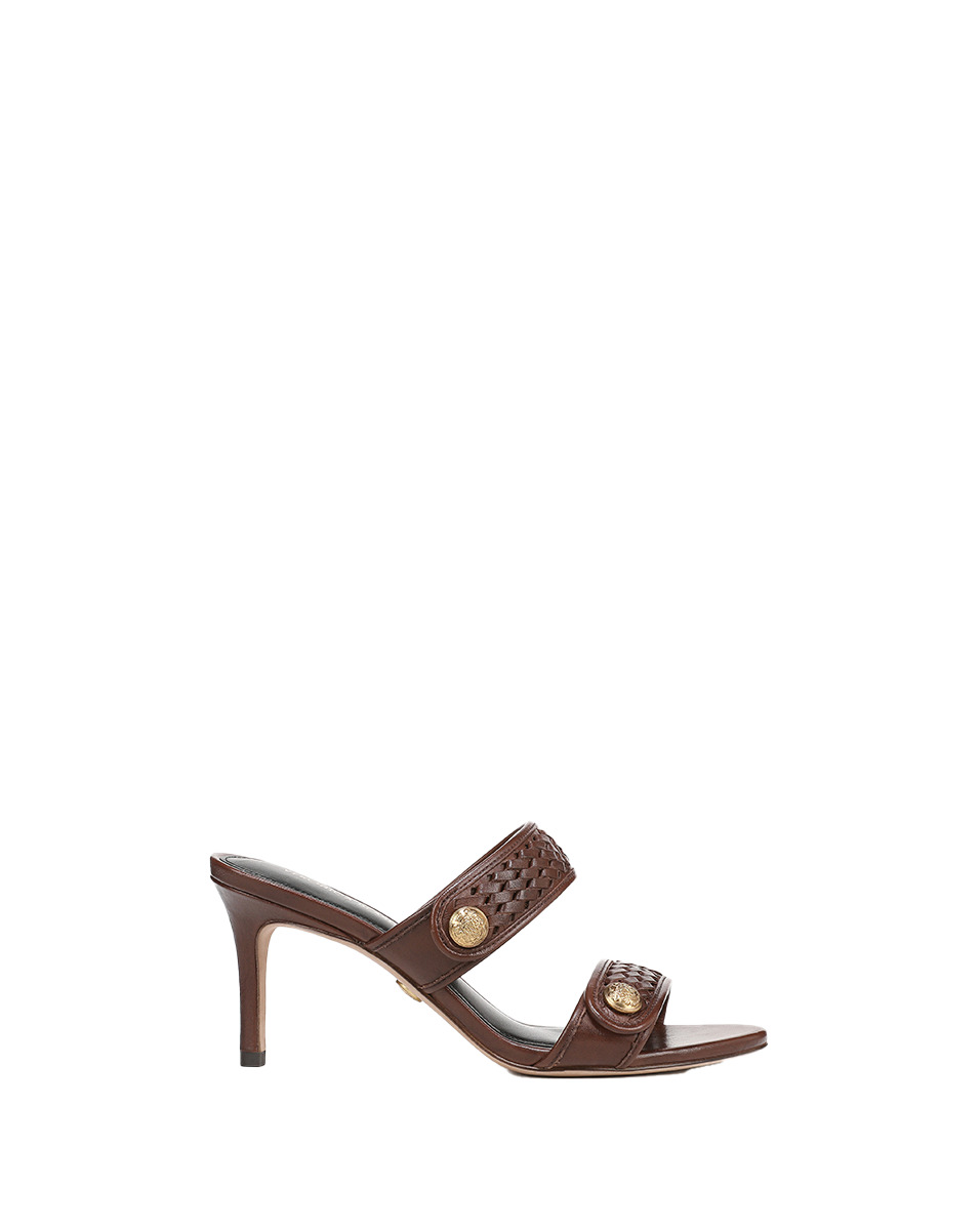 SONA WOVEN HEELED SANDAL - 7