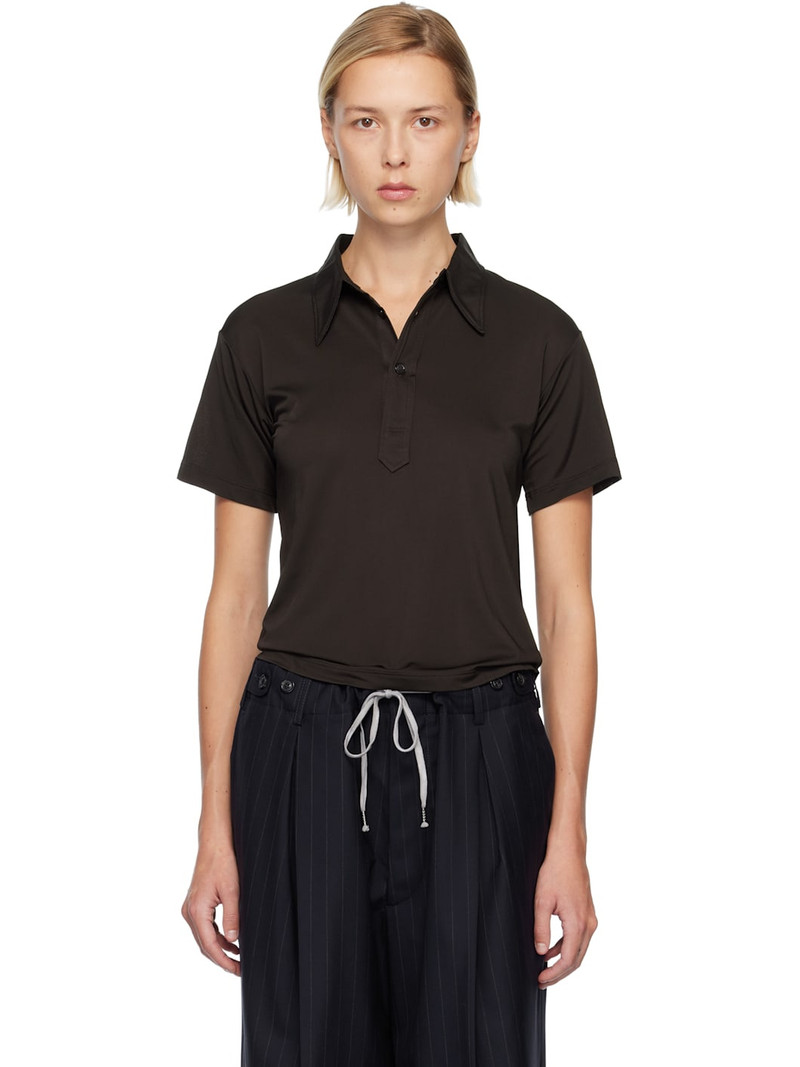 Black Piqué Polo 1