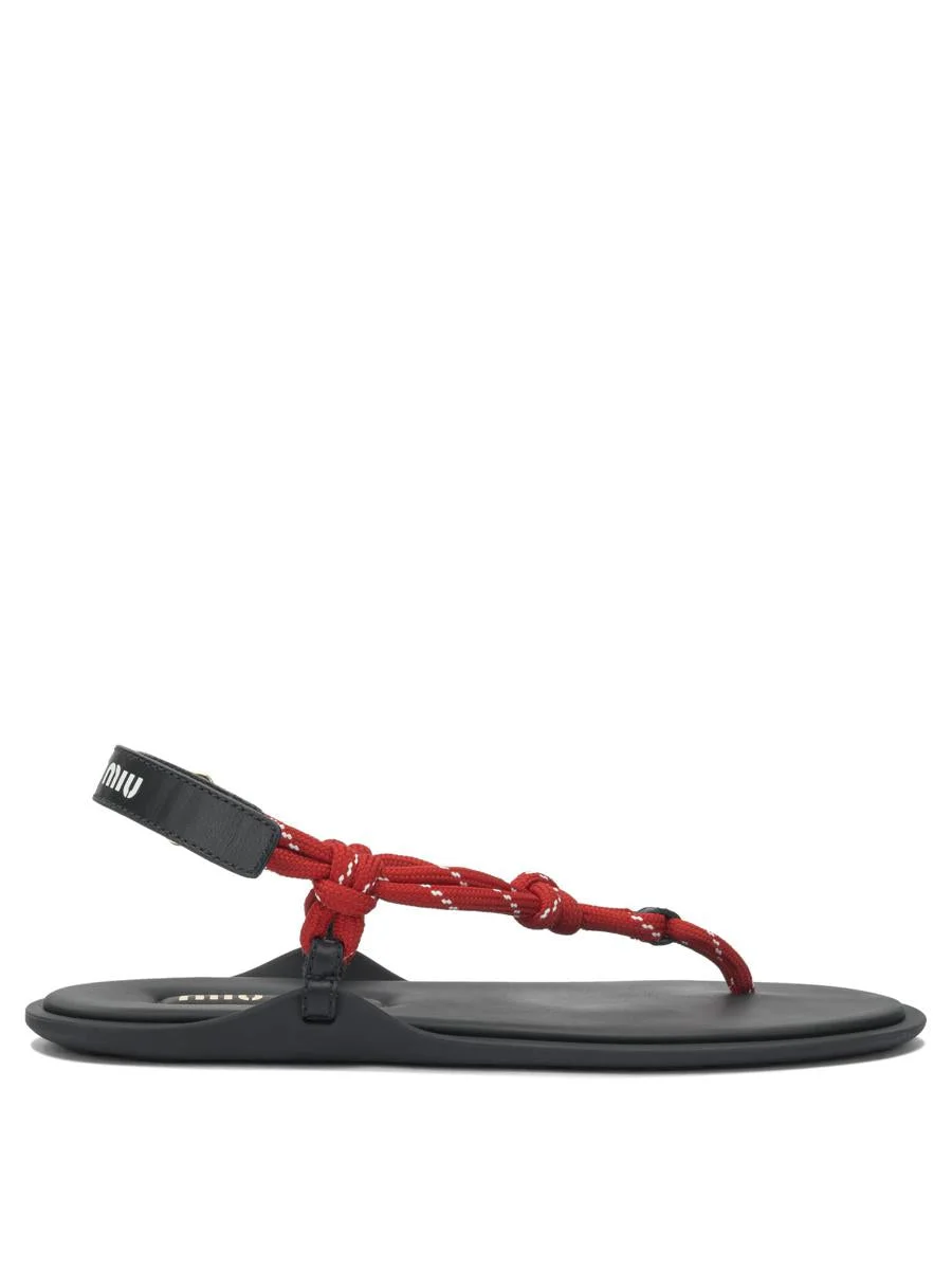 Miu Miu Sandals With Rope - 1