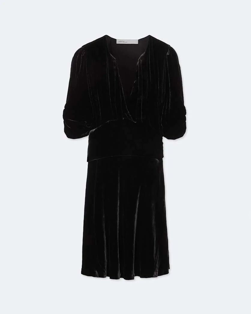 ENA VELVET MINI DRESS - 1