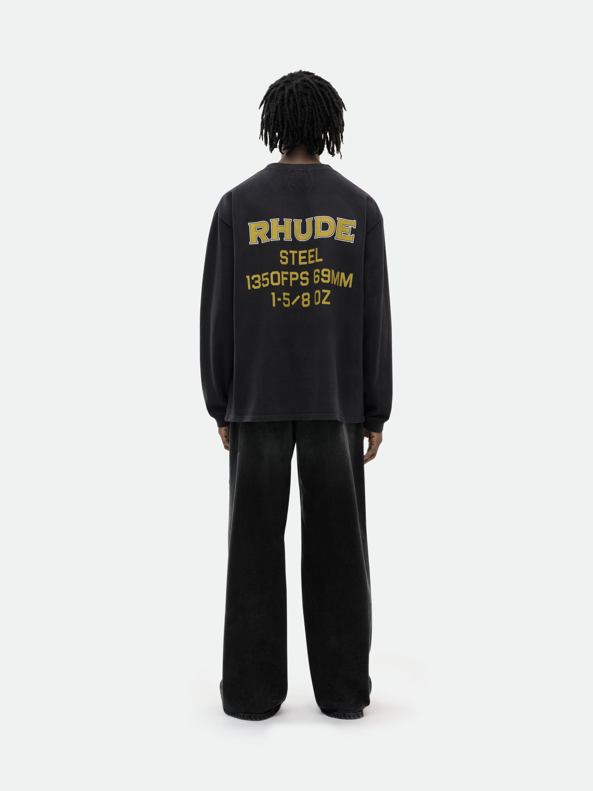 RHUDE STEEL LS TEE - 10