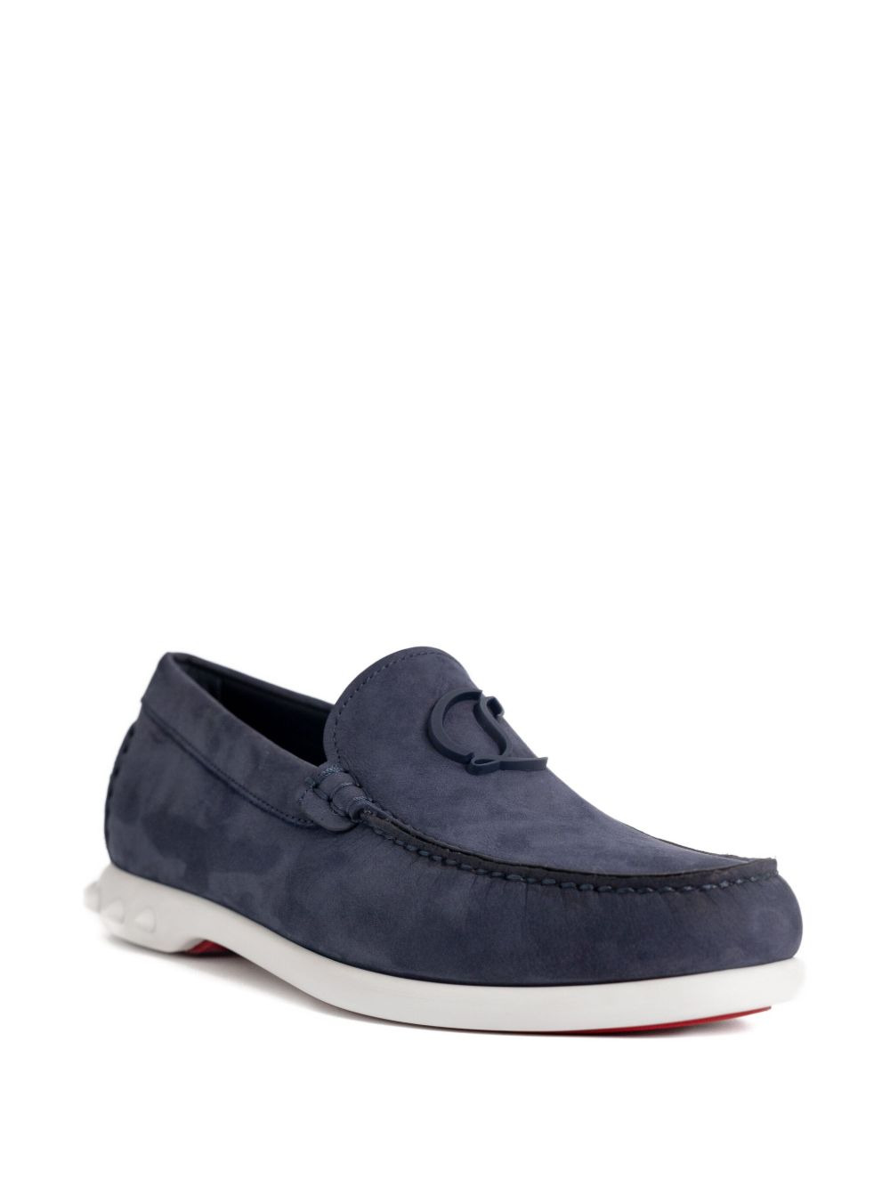 logo-plaque loafers - 2