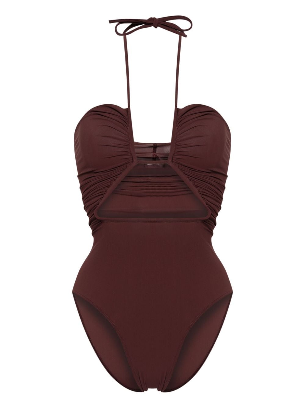 cut-out-detail swimsuit - 1