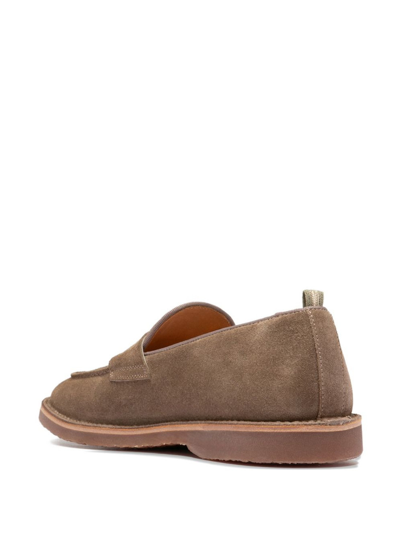 kent panelled leather loafers 4