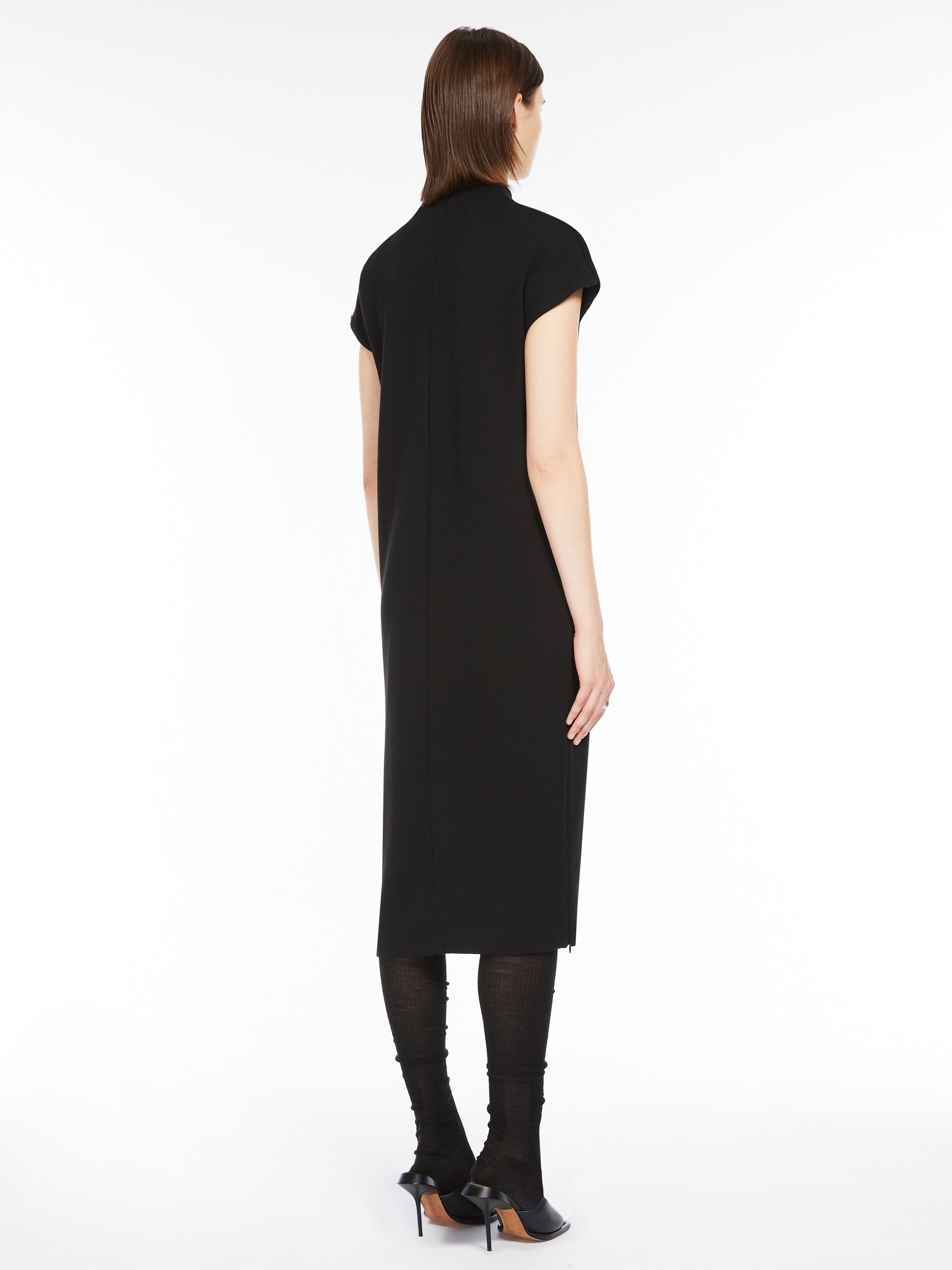 LORA Sleeveless jersey dress - 4