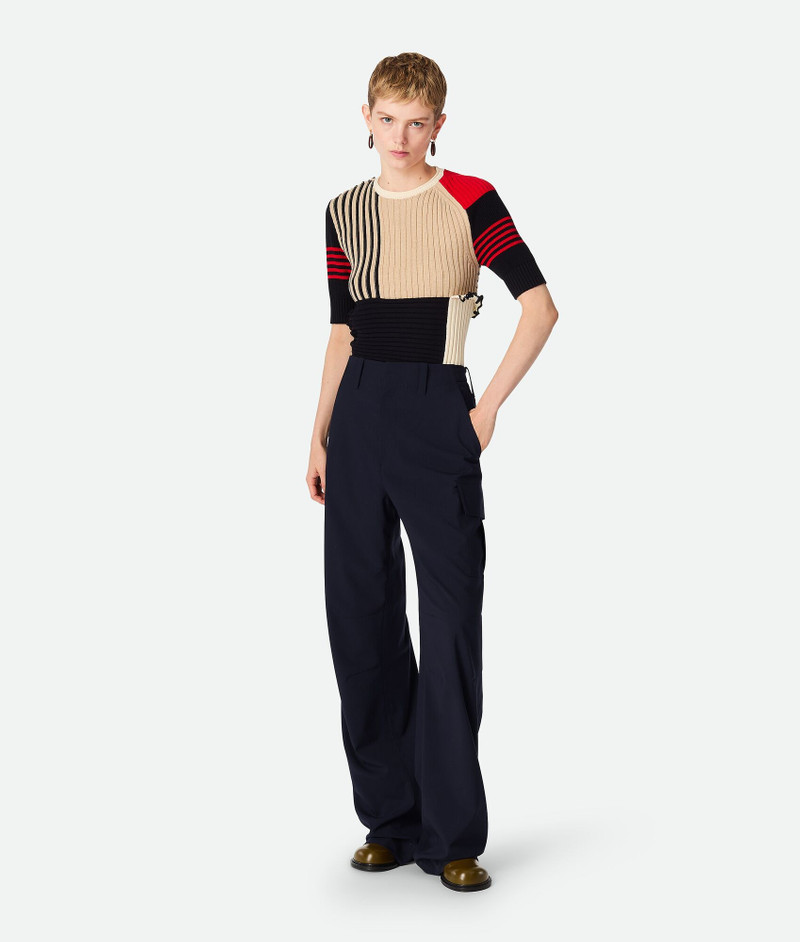Fine Wool Cargo Trousers - 1
