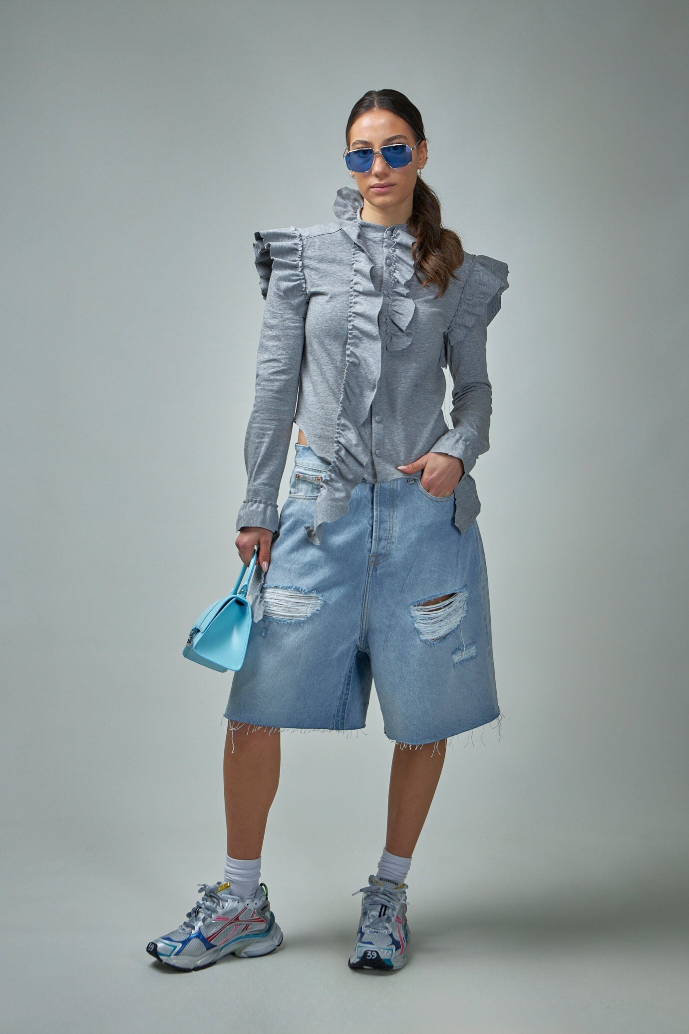 Vetements Deconstructed Jersey Blouse - 2