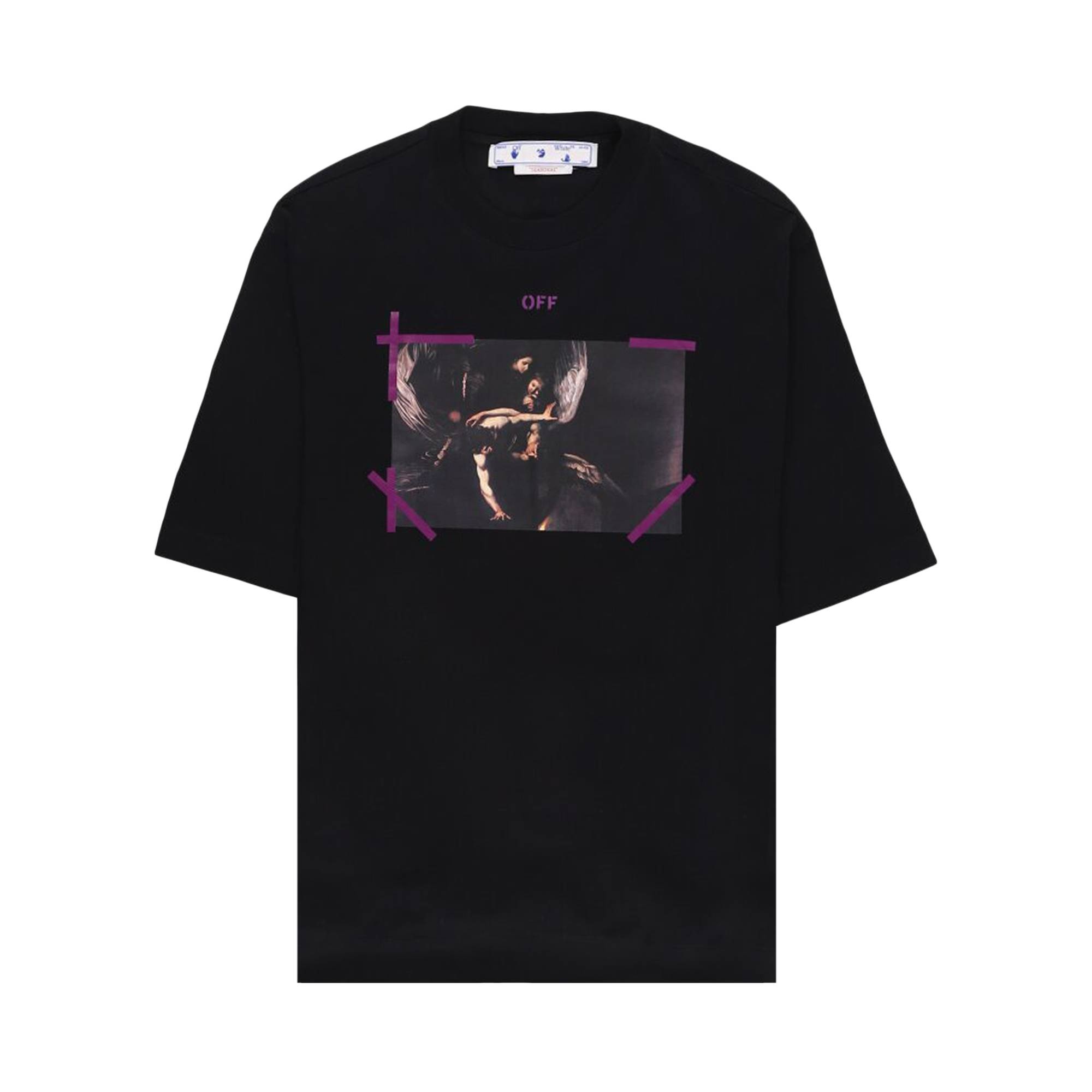 Off-White Arrow Caravaggio Mercy Tee 'Black' - 1