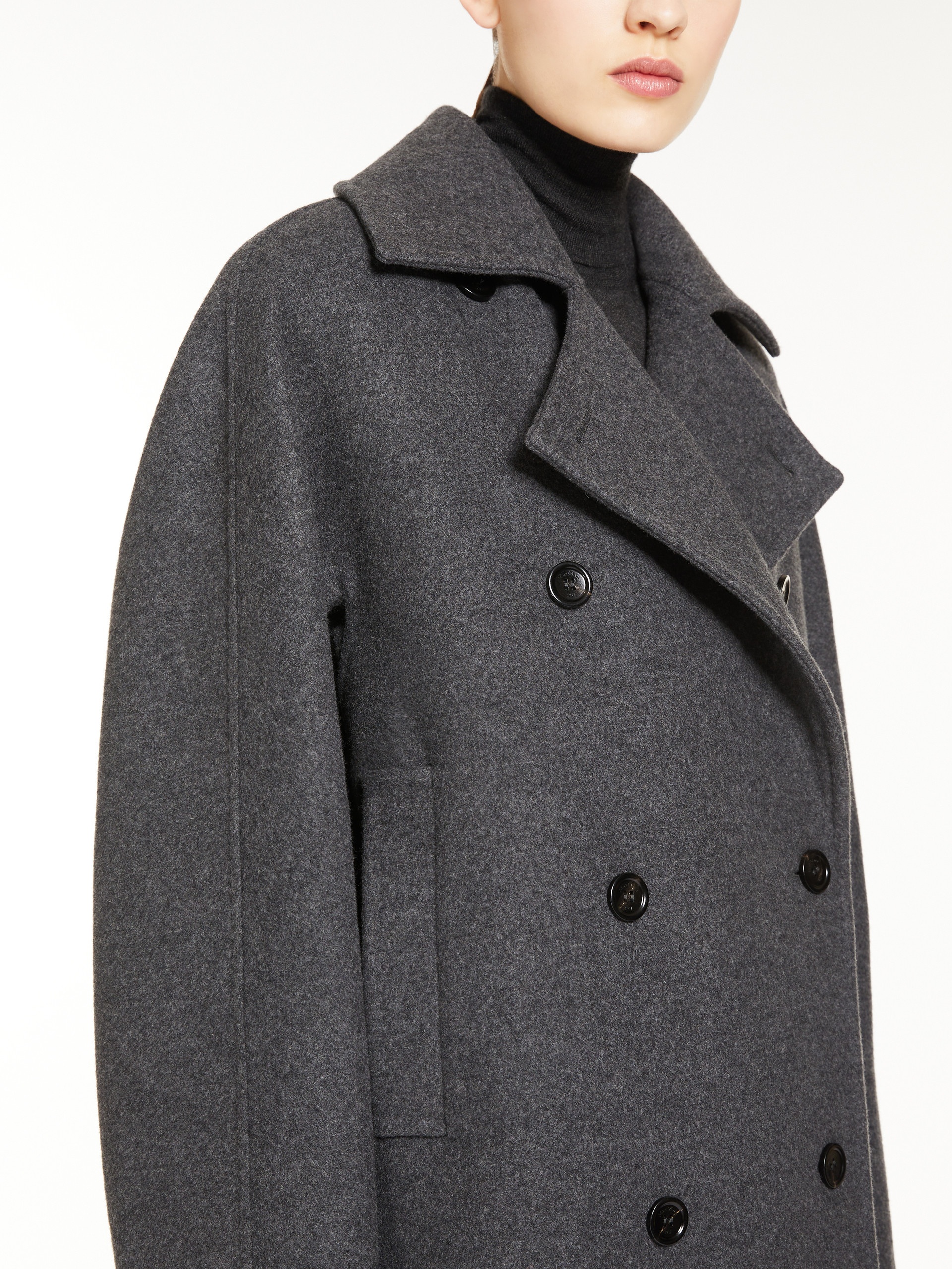 Max Mara ASTURIE1234 Oversized wool and cashmere coat