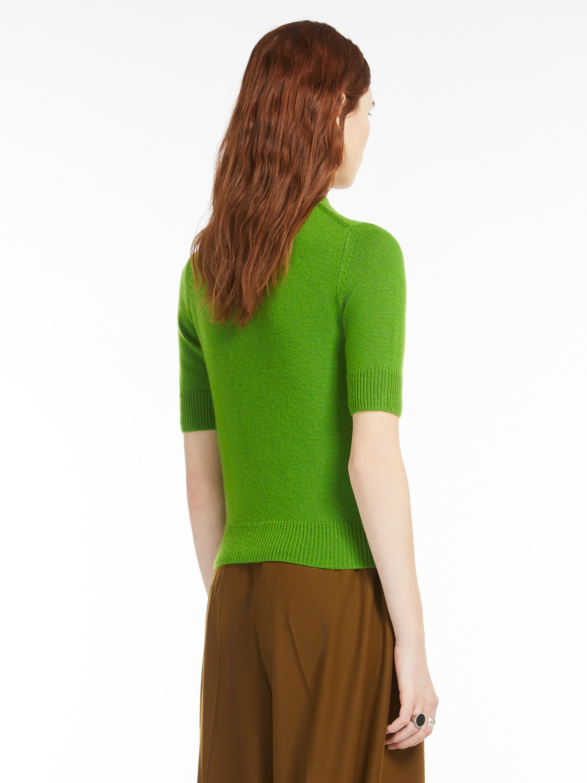 RENON Short-sleeved wool and cashmere sweater - 4
