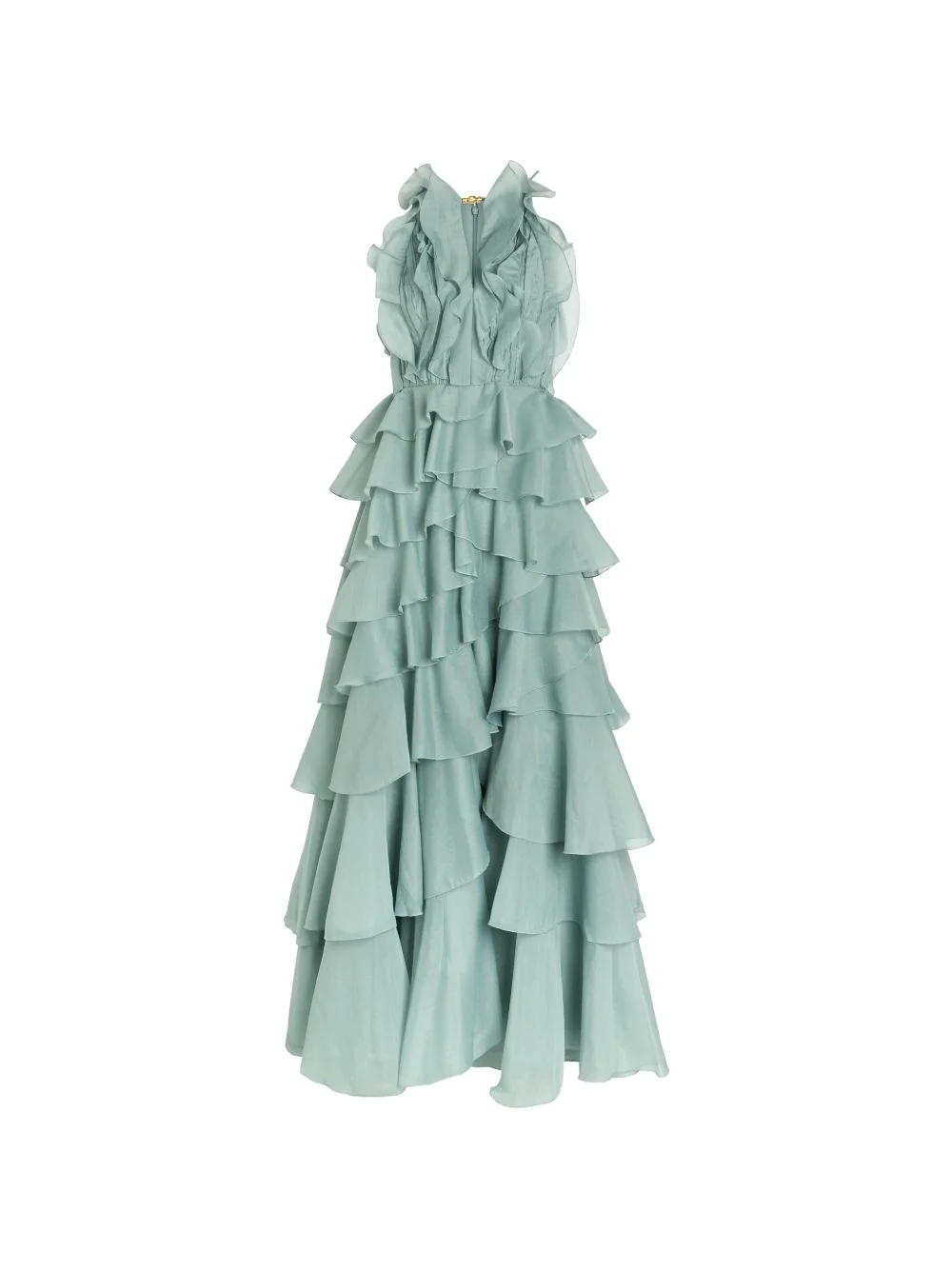 ruffled tiered maxi dress - 1
