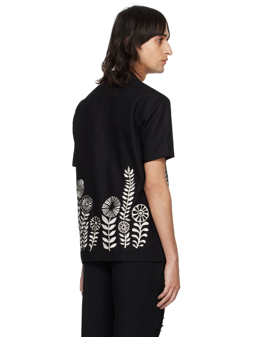 Black May Embroidery Shirt - 3