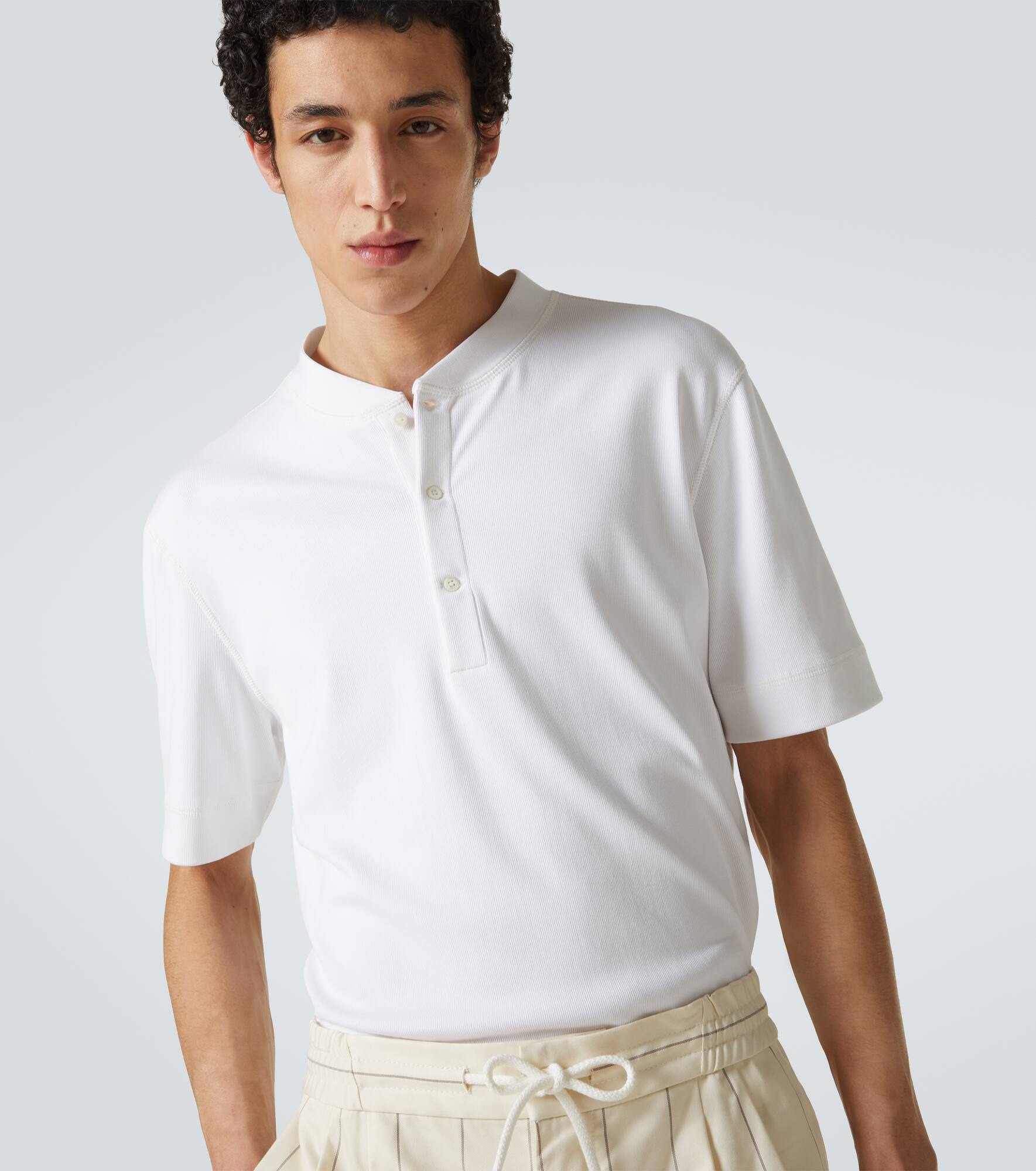 Jersey Henley shirt - 5