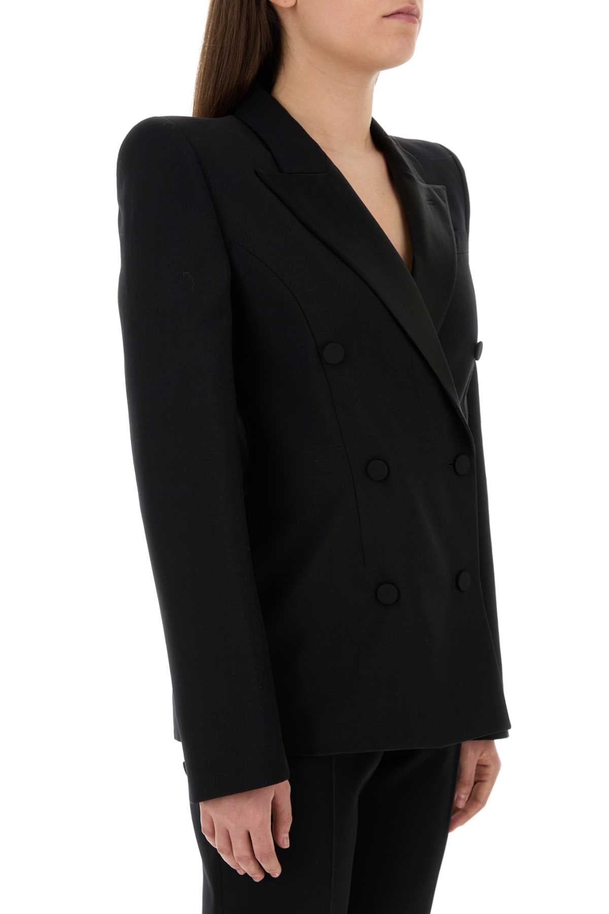 ジャケット ALEXANDER MCQUEEN BLACK WOOL BLEND BLAZER Alexander McQueen Black Wool Blazer | italist