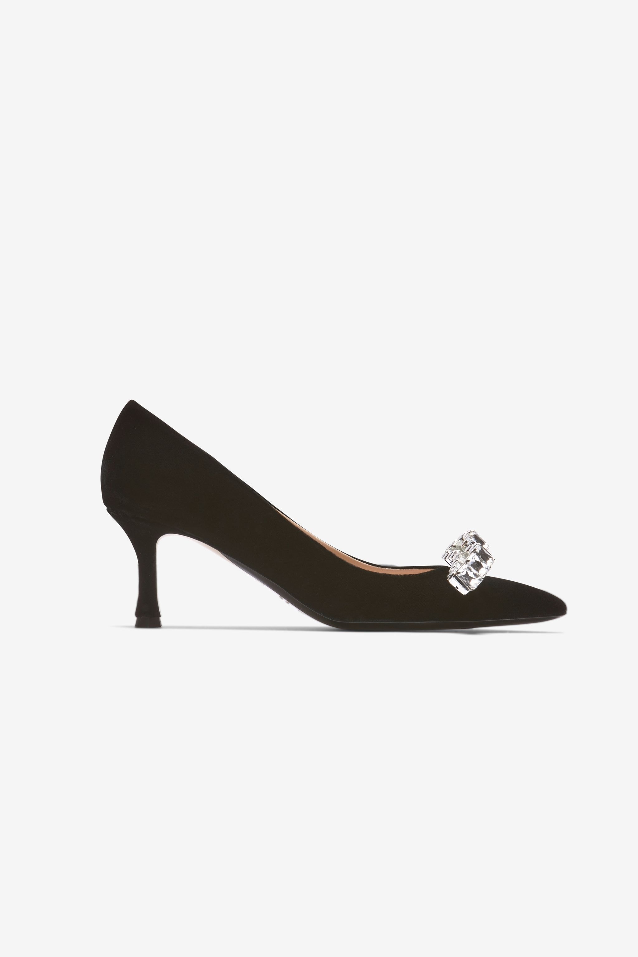 CRYSTAL-EMBELLISHED PUMPS - 1