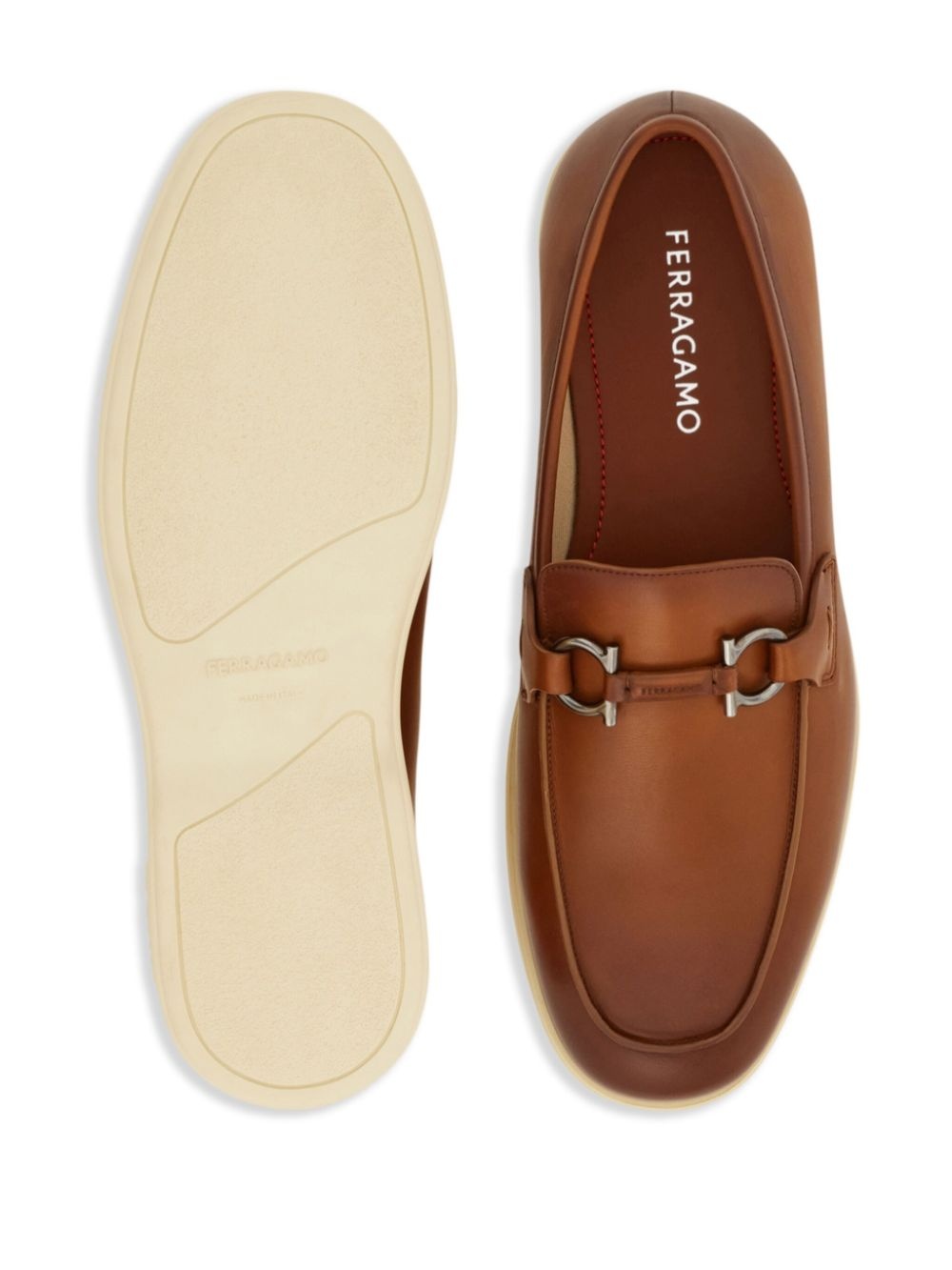 Gancini-plaque loafers - 5