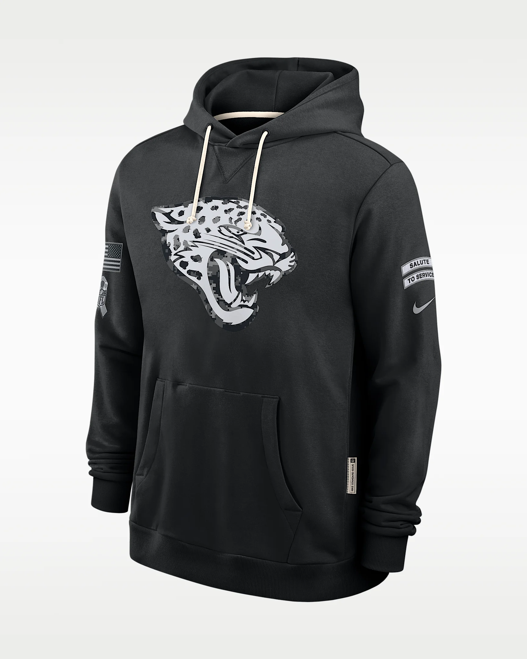 Jacksonville Jaguars Salute to Service Sideline Men's Nike Dri-FIT NFL Pullover Hoodie - 1