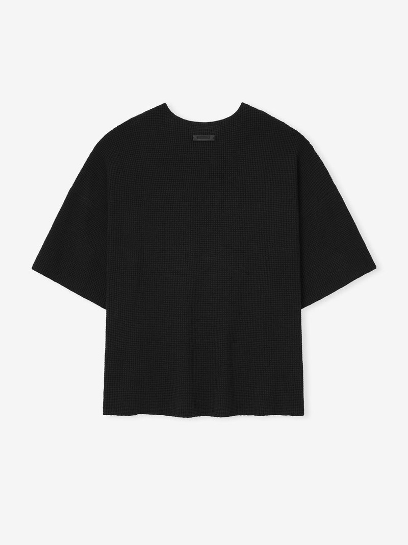 Waffle Short Sleeve Sweater 3