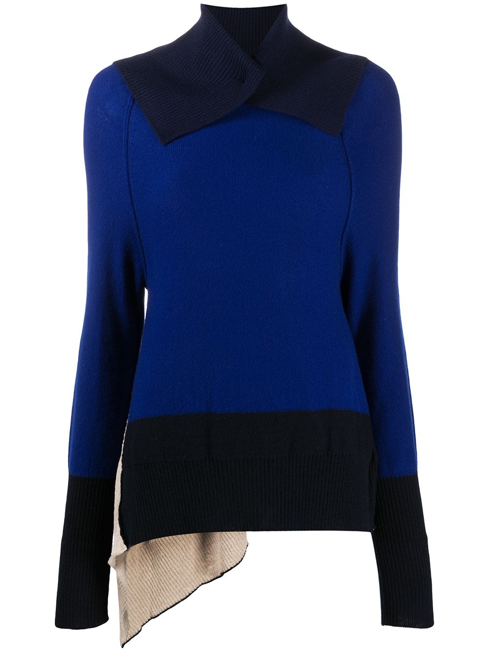 spread-collar jumper - 1