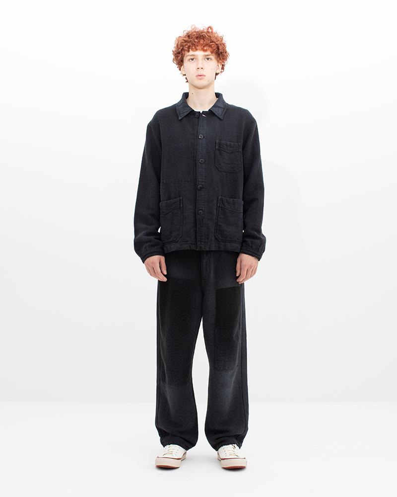 PASTORAL PANTS MOLESKIN DMGD BLACK - 4