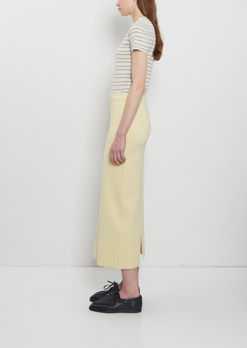 AURALEE Doubled Faced Silk Cotton Knit Skirt outlook