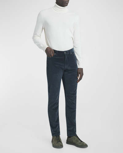 ZEGNA Men's Cashmere-Cotton Corduroy 5-Pocket Pants outlook