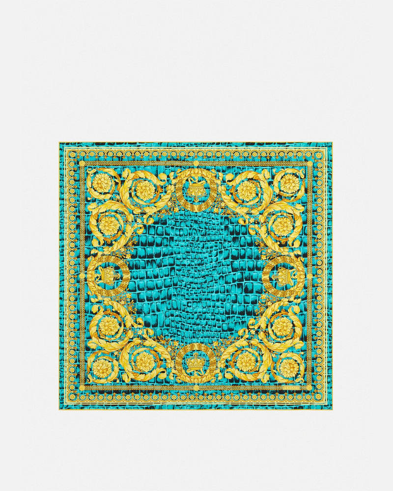 Baroccodile Large Silk Foulard 1