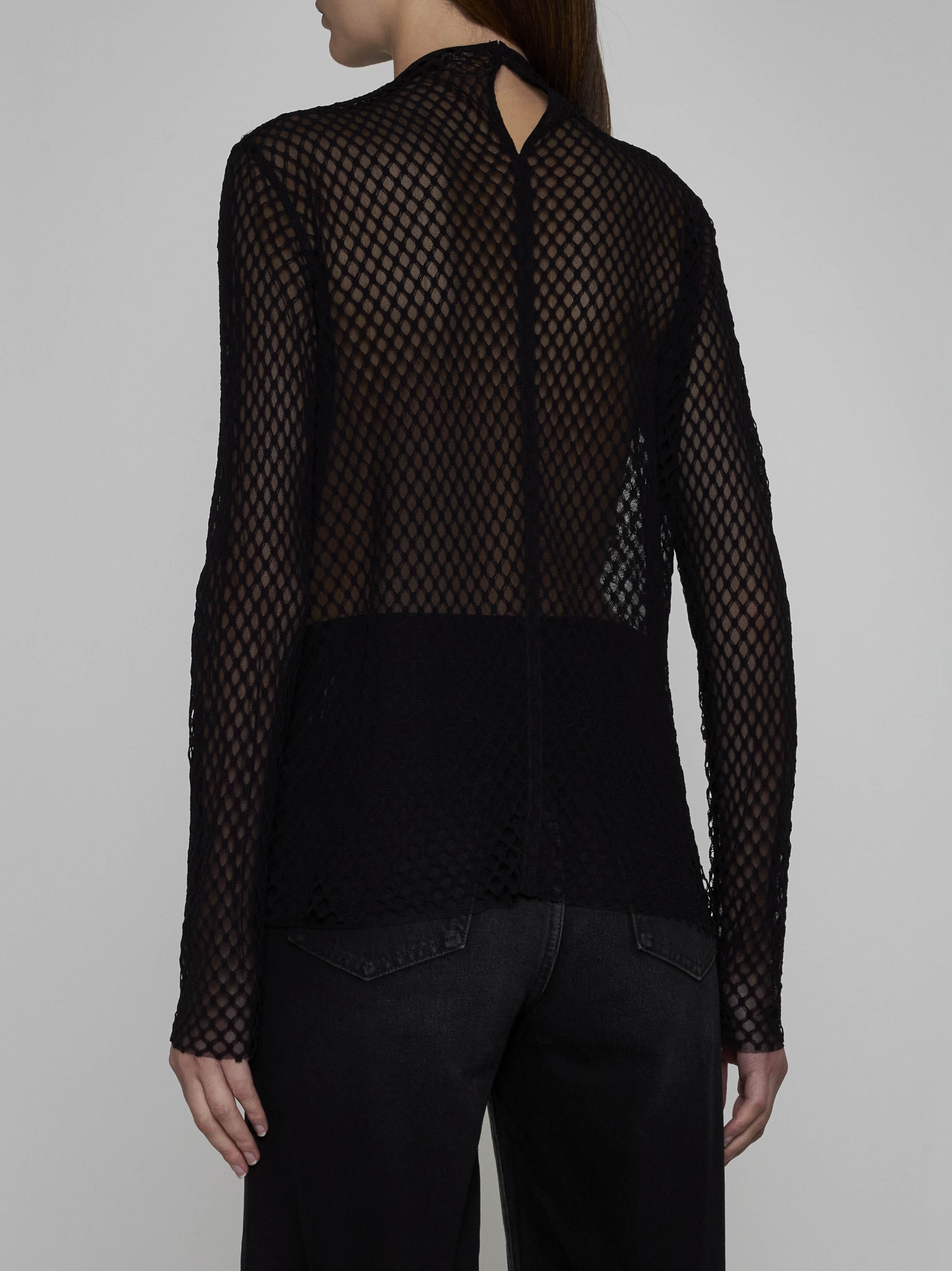 Sheer mesh top - 4