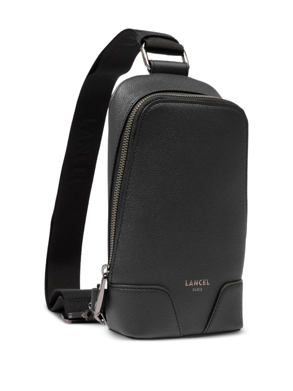 leather zip-fastening backpack bag - 3