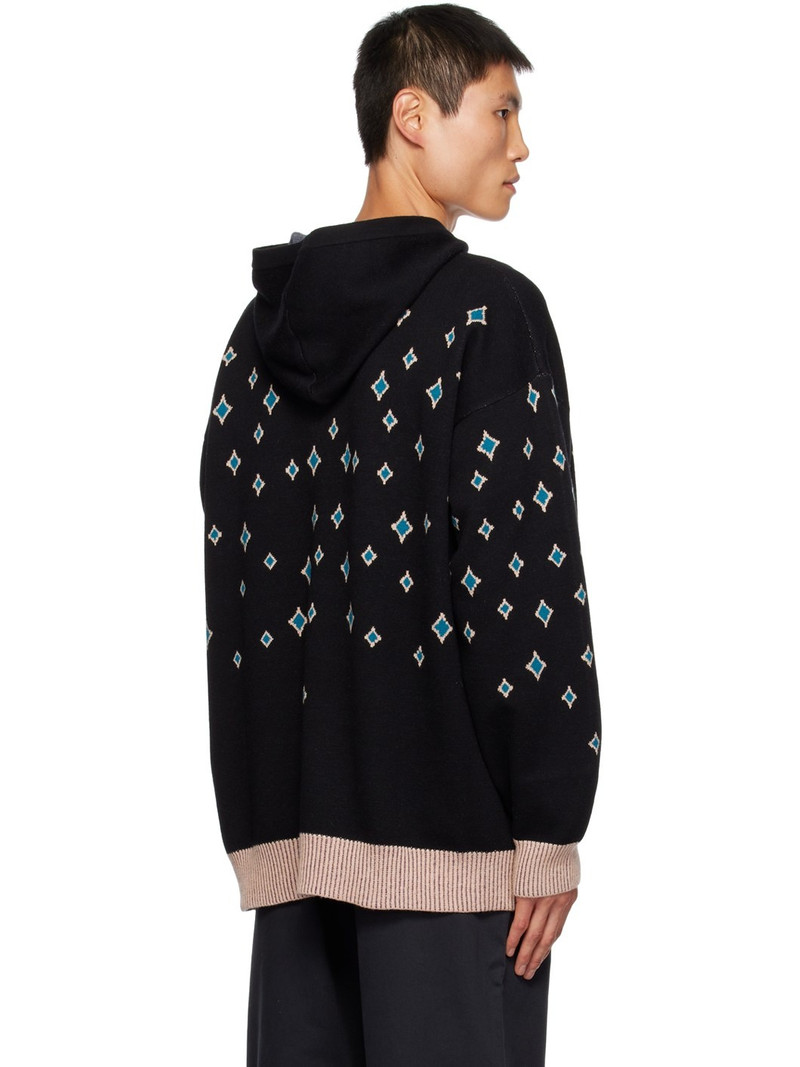 rhinestone-embellished jacquard jumper 3