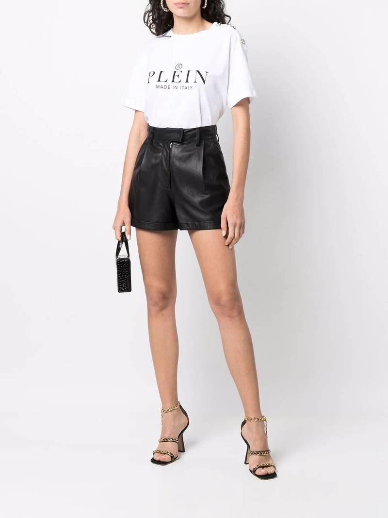 PHILIPP PLEIN logo-print short-sleeved T-shirt outlook