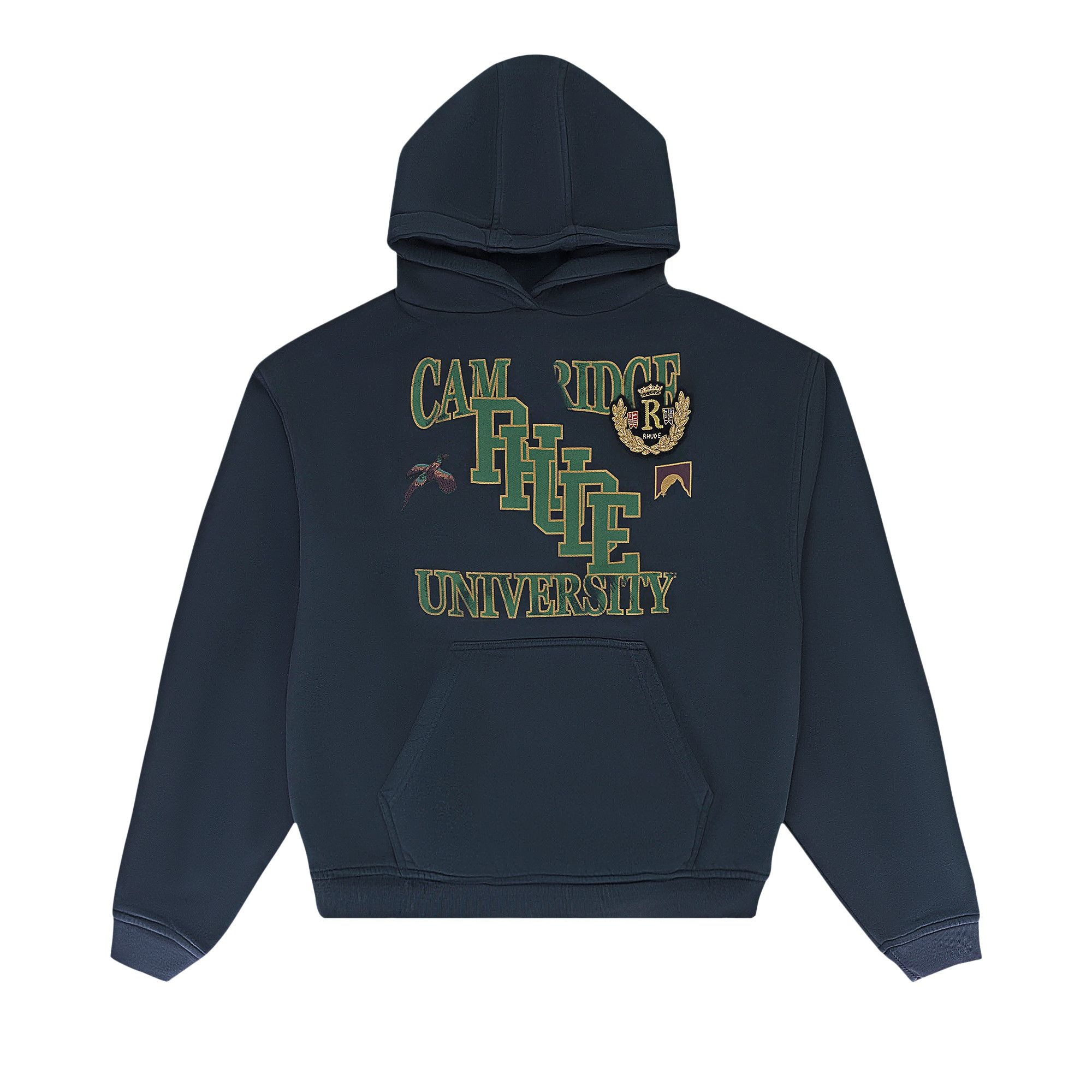 Rhude University Hoodie 'Vintage Black' - 1