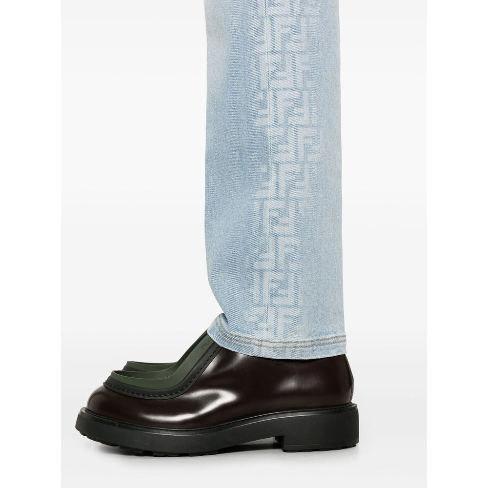 Fendi Blue Denim - Tapered Jeans Men - 5