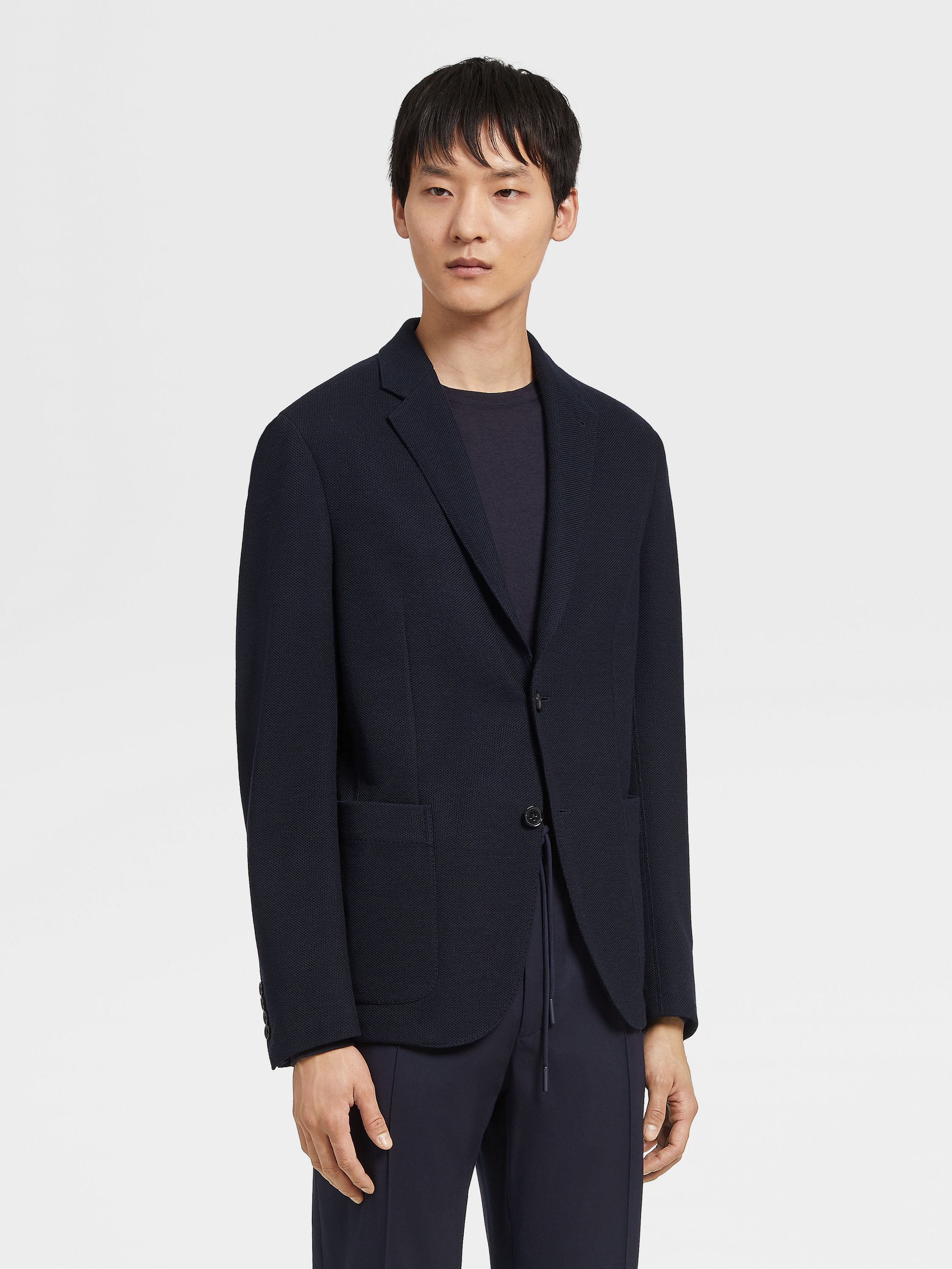 NAVY BLUE HIGH PERFORMANCE™ JERSEY JACKET - 4