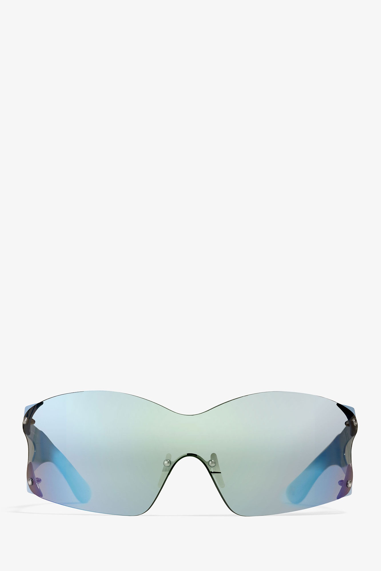 GANNI X ACE & TATE SILVER LAKE BLUE NOEL SUNGLASSES - 3