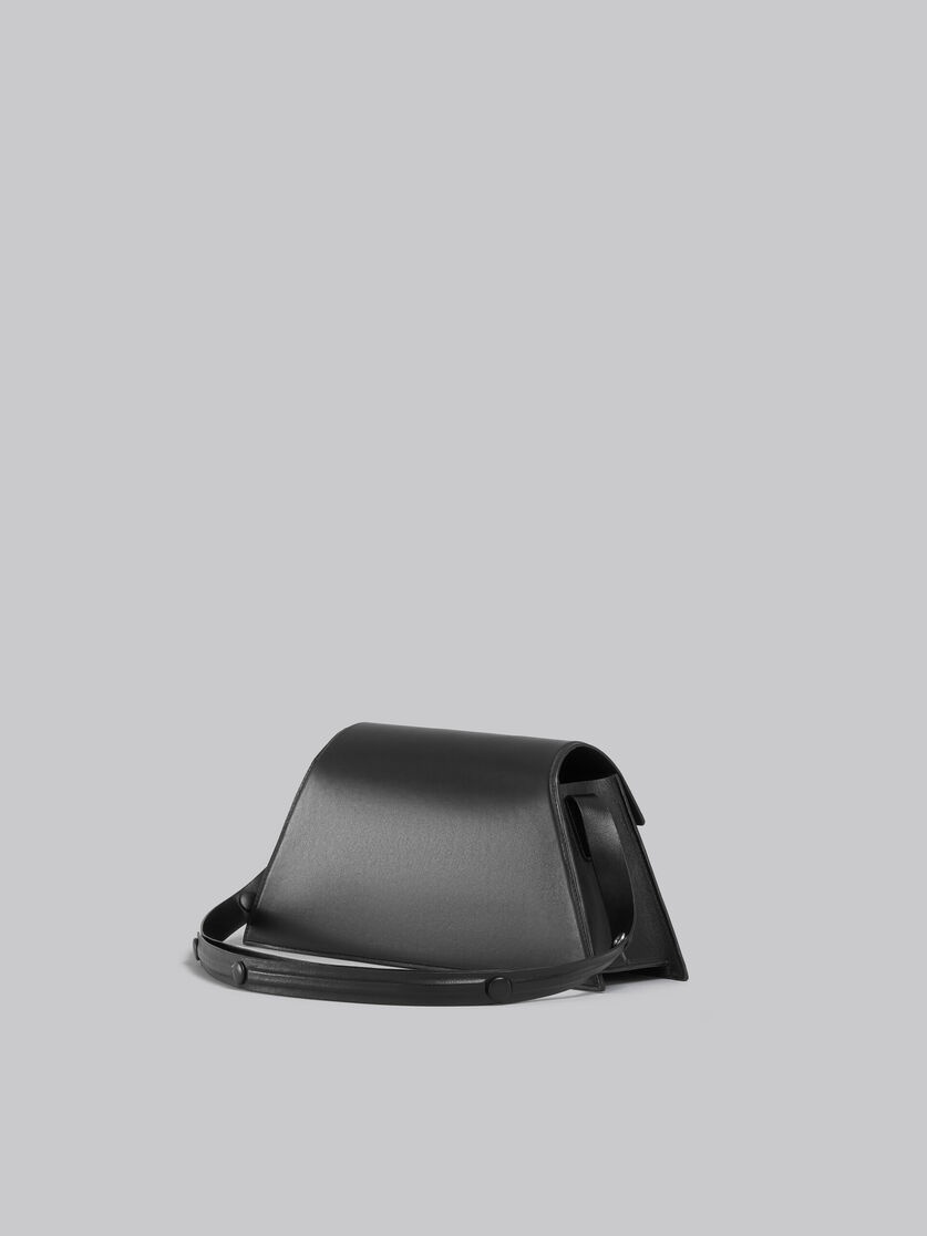MEDIUM TRUNKOISE BAG IN SMOOTH BLACK LEATHER - 3