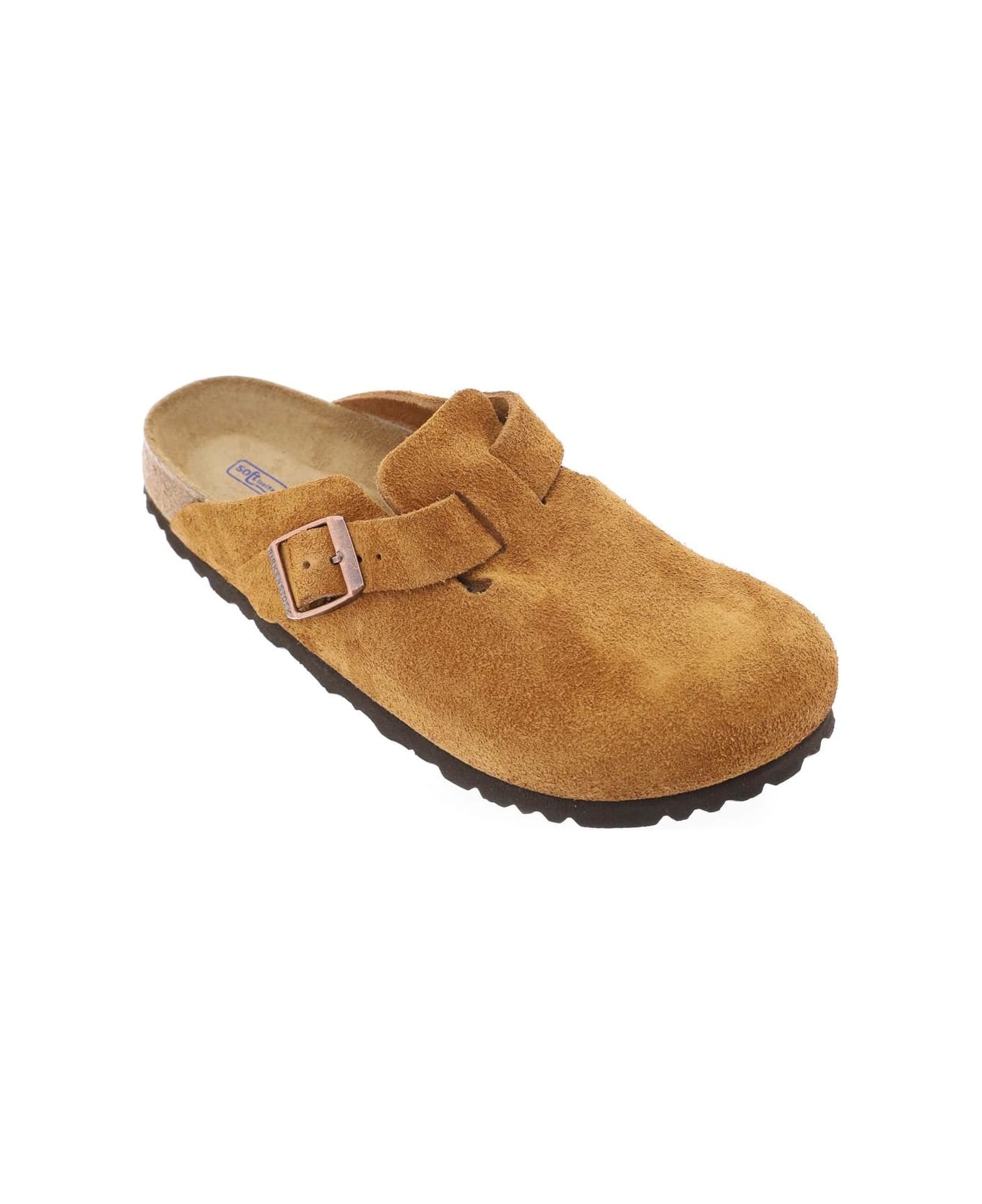 Boston Sfb Slipper-mule In Leather Color Suede - 4