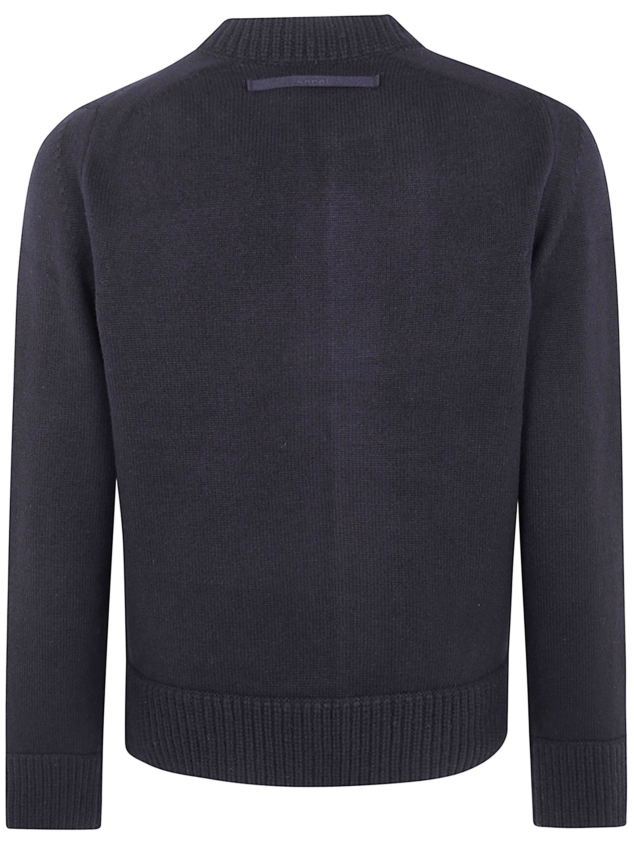 Sacai Men Wool Knit Blouson - 2