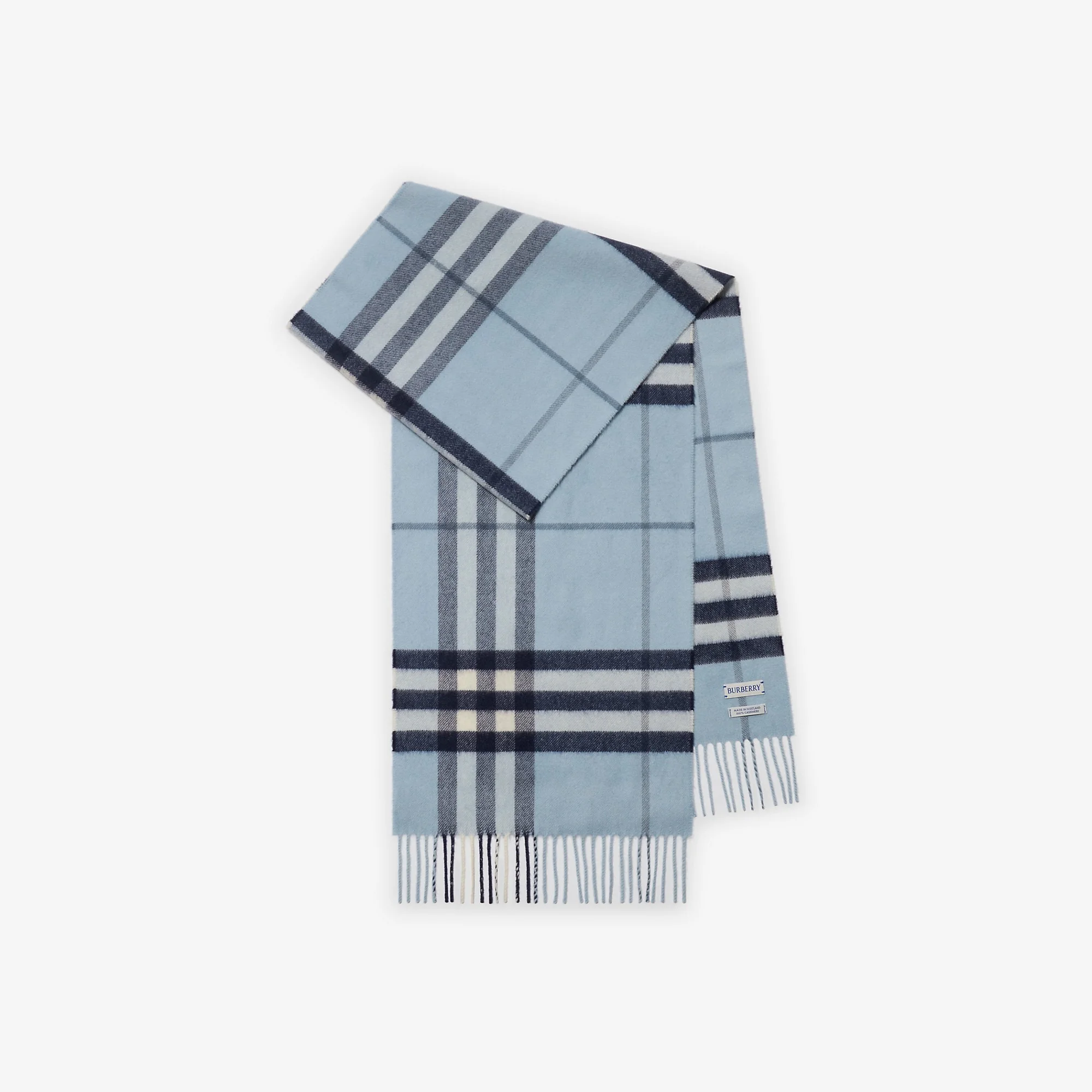 Check Cashmere Scarf - 1