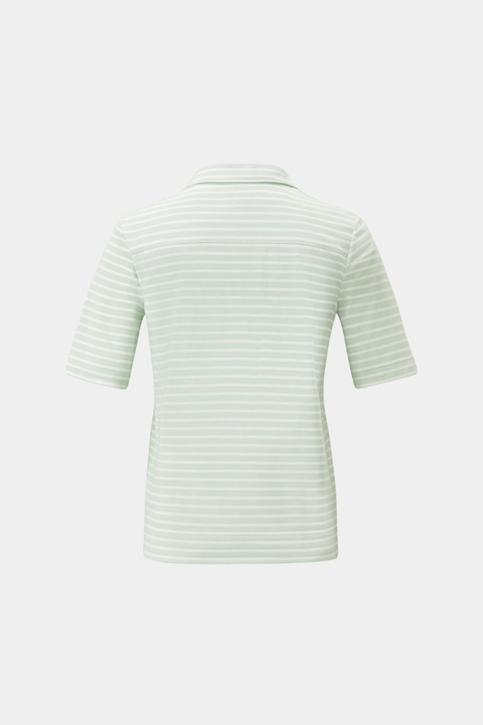 Peony polo shirt in Light green/off-white - 6