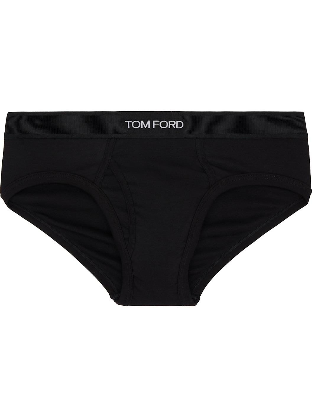 Two-Pack Black Cotton Briefs - 2