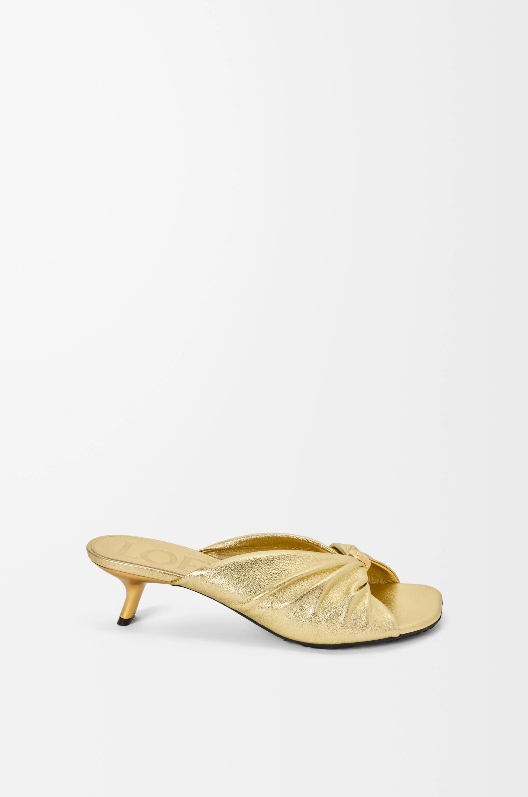 Pebble Soft slide in laminated lambskin - 1