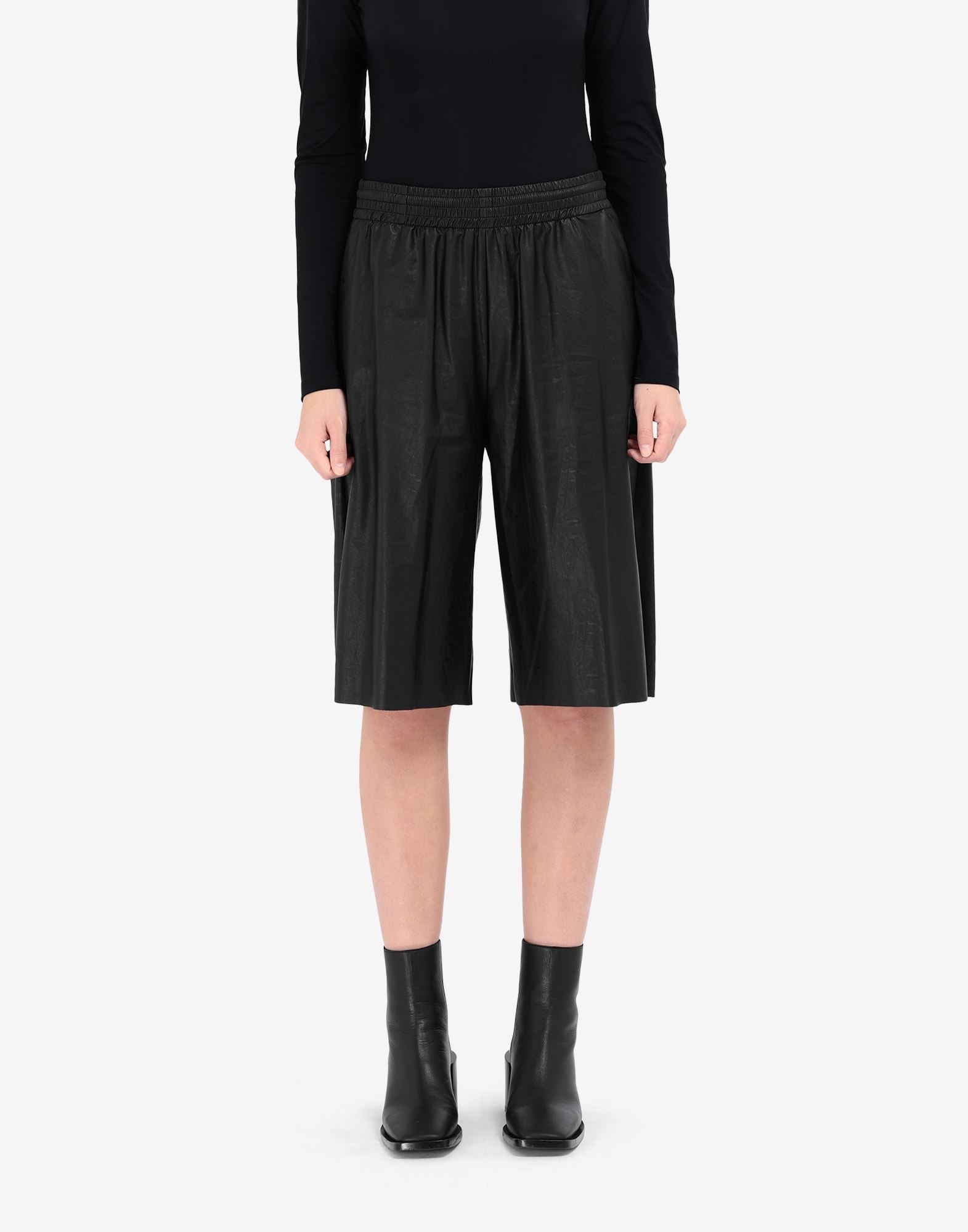 Faux leather culottes - 5