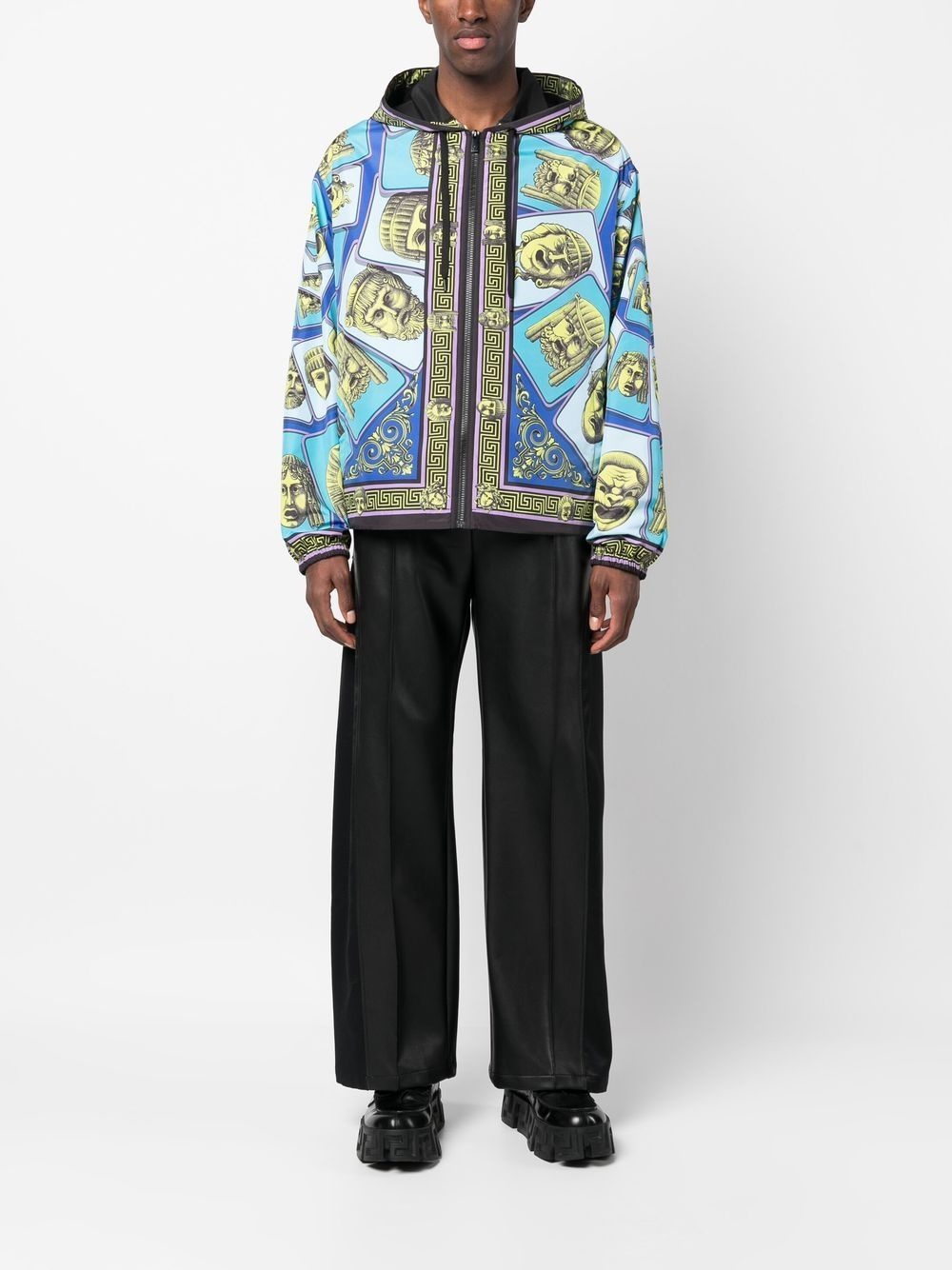 zip-up printed jacket - 2