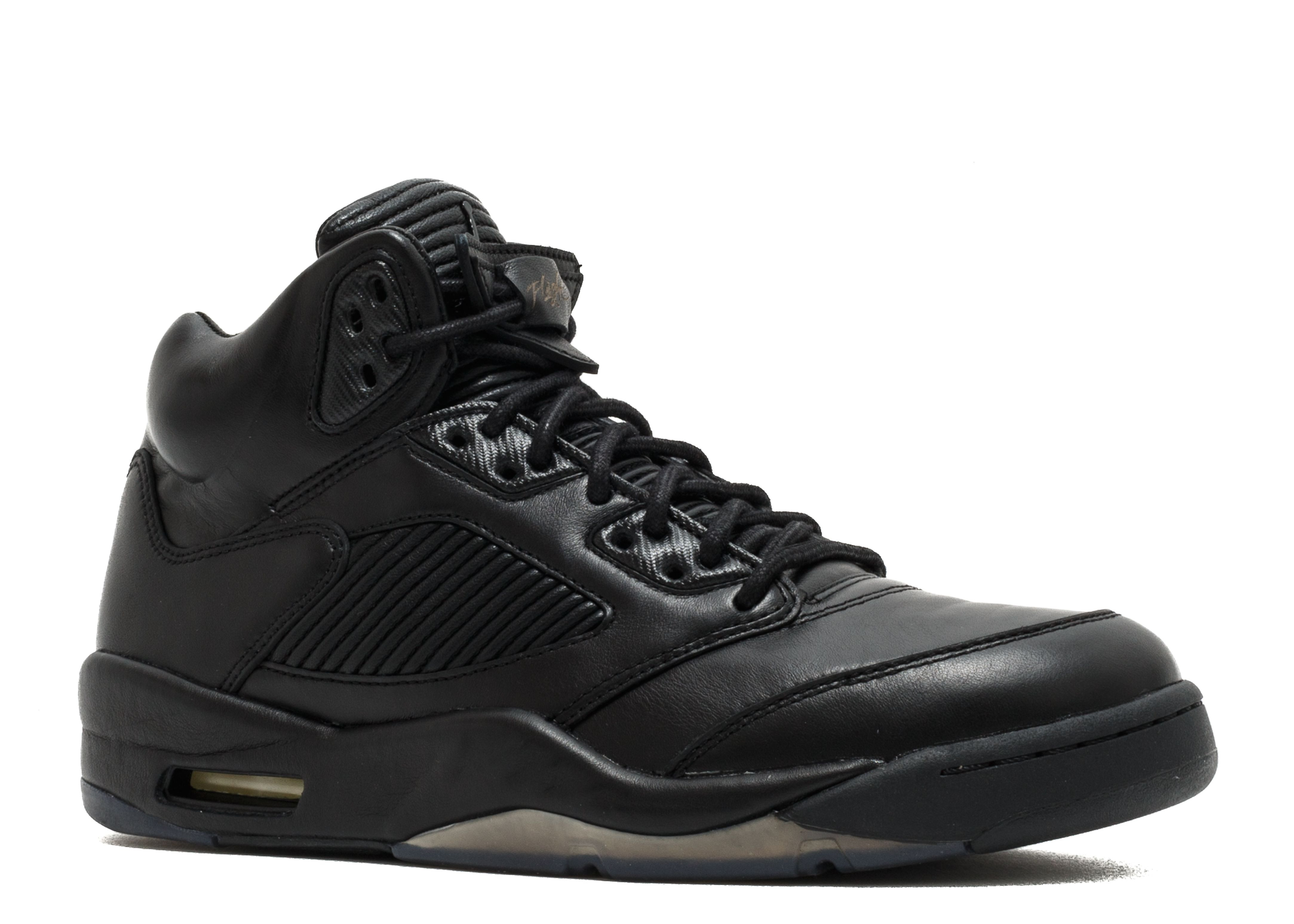 JORDAN 5 RETRO PREMIUM 'TRIPLE BLACK' - 2