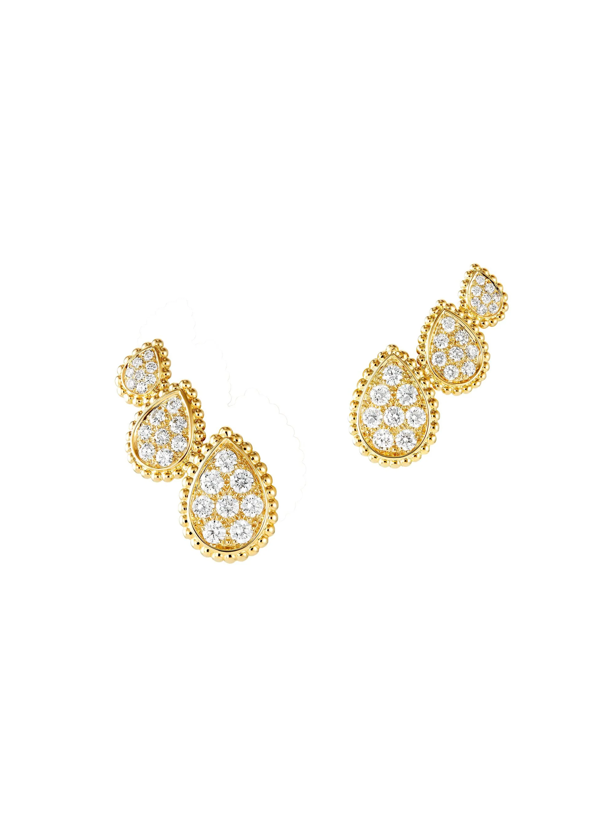 Women's Serpent Bohème 18K Yellow Gold & Diamond Climber Earrings - Yellow Gold - 1