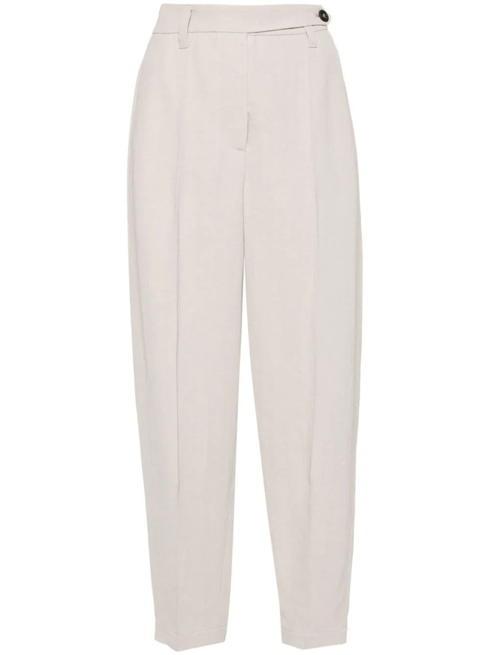 high-waist tapered trousers - 1