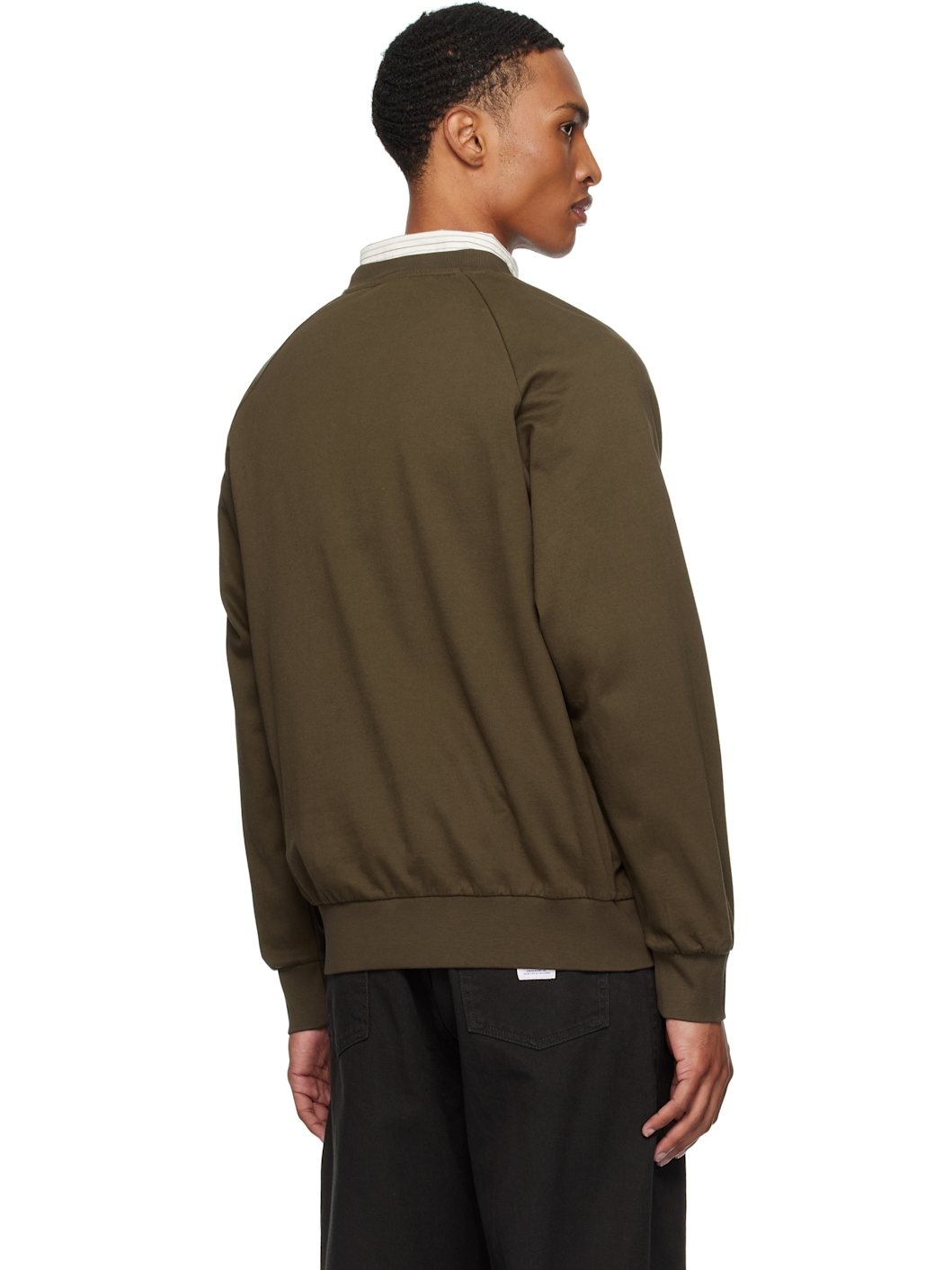 Brown Marten Relaxed Raglan Light Sweatshirt - 3
